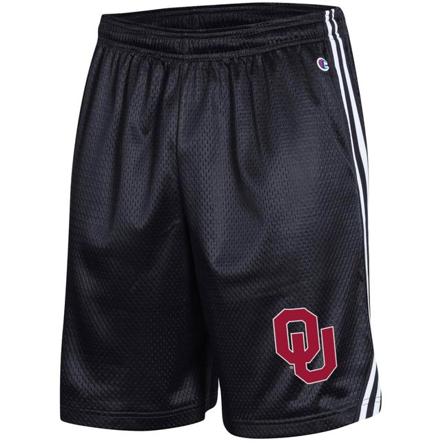 Short de crosse Champion Oklahoma Sooners Team noir pour hommes