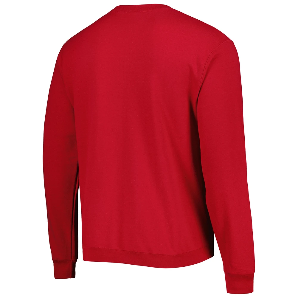 Men's Champion Crimson Oklahoma Sooners High Motor Pullover Sweatshirt