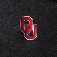 Men's Champion Heathered Black Oklahoma Sooners Field Day Team Quarter-Zip Jacket