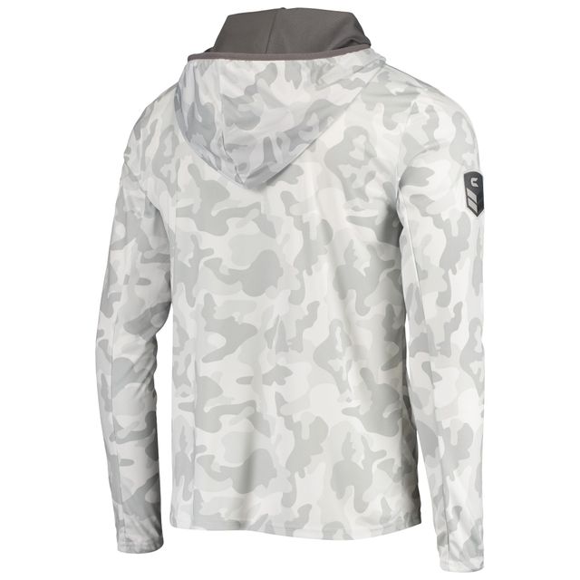 Colosseum Arctic Camo Oklahoma Sooners OHT Military Appreciation Sweat à capuche manches longues pour homme