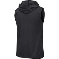 Men's Colosseum Black Oklahoma Sooners OHT Military Appreciation Camo Wordmark Hoodie Tank Top