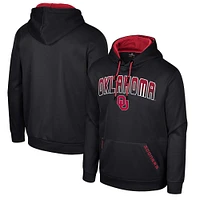 Sweat à capuche noir Colosseum pour hommes Oklahoma Sooners Reese