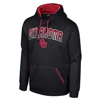 Sweat à capuche noir Colosseum pour hommes Oklahoma Sooners Reese