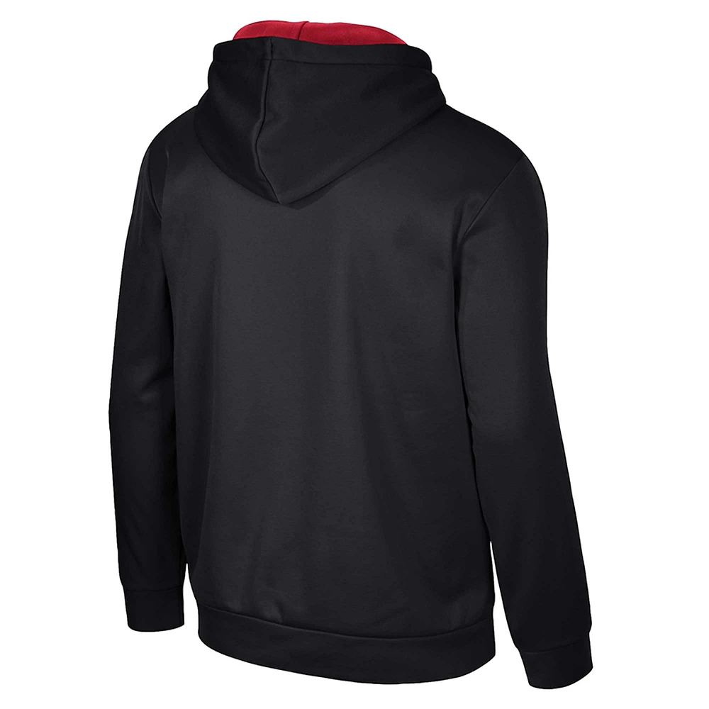 Sweat à capuche noir Colosseum pour hommes Oklahoma Sooners Reese