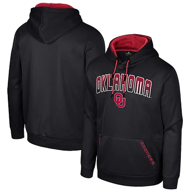 Sweat à capuche noir Colosseum pour hommes Oklahoma Sooners Reese