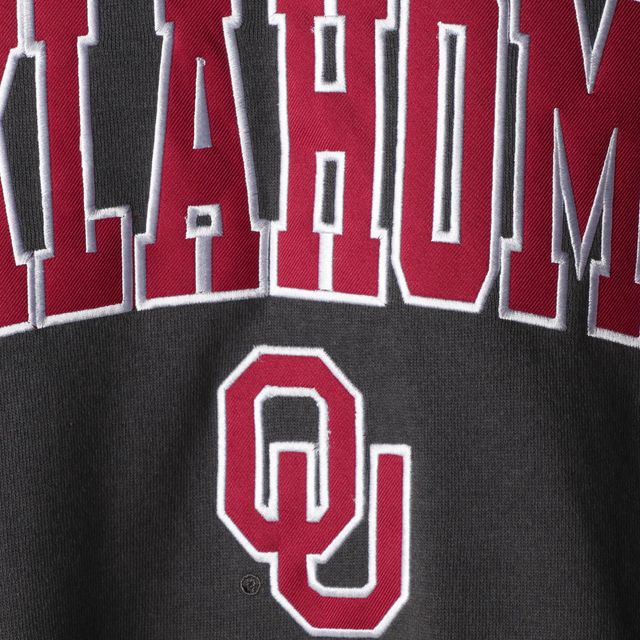Sweat Colosseum Charcoal Oklahoma Sooners Arch & Logo Homme