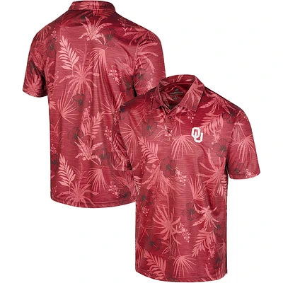 Polo Colosseum Crimson Oklahoma Sooners Big & Tall Palms pour homme