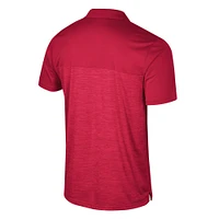 Men's Colosseum Crimson Oklahoma Sooners Langmore Polo