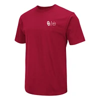 Men's Colosseum Crimson Oklahoma Sooners OHT Military Appreciation T-Shirt