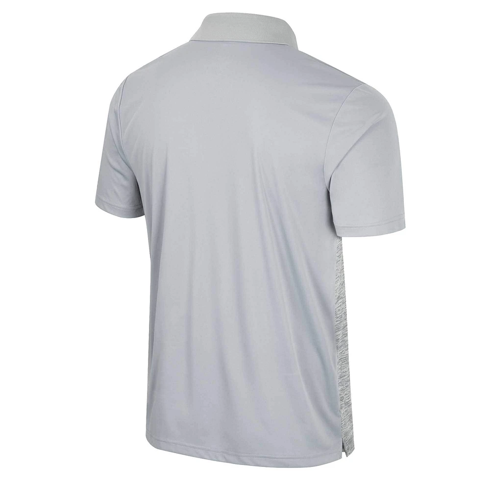 Men's Colosseum Gray Oklahoma Sooners Cybernetic Polo