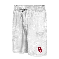 Men's Colosseum White Oklahoma Sooners Realtree Aspect Ohana Swim Shorts