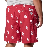 Men's Columbia Crimson Oklahoma Sooners Big & Tall Backcast Shorts