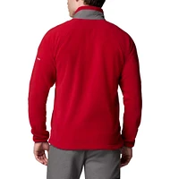 Men's Columbia  Crimson Oklahoma Sooners Flanker IV Fleece Raglan Full-Zip Jacket