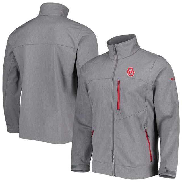 Veste Oklahoma Sooners Ascender II entièrement zippée Columbia Grey pour homme