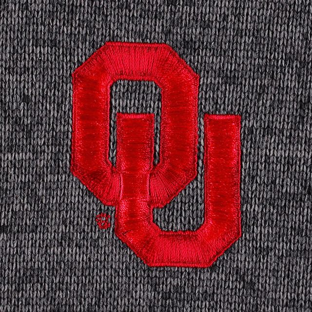 Haut à demi-zip raglan Columbia Oklahoma Sooners Canyon Point gris pour homme