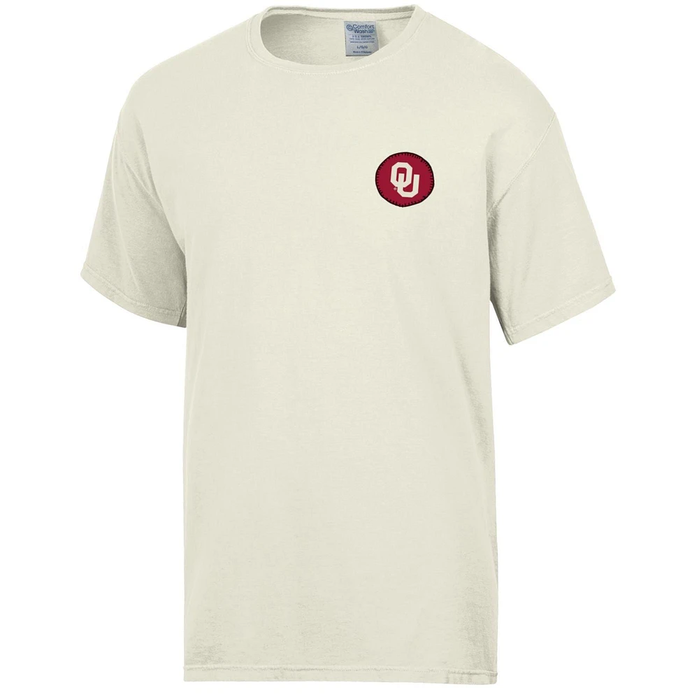 Men's Comfort Wash Cream Oklahoma Sooners Camping Trip T-Shirt