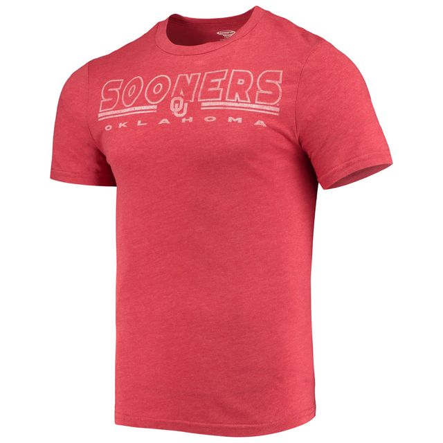 Concepts Sport T-shirt et pantalon Oklahoma Sooners Meter anthracite chiné/cramoisi pour homme