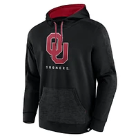 Men's Fanatics Black Oklahoma Sooners Defender Pullover Hoodie