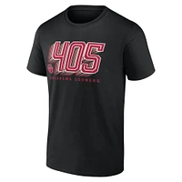 Men's Fanatics Black Oklahoma Sooners Overtime Score T-Shirt