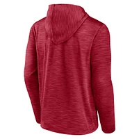 Men's Fanatics  Crimson Oklahoma Sooners Athlete Fleece Pullover Hoodie