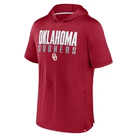 Men's Fanatics  Crimson Oklahoma Sooners Core Read Hoodie T-Shirt