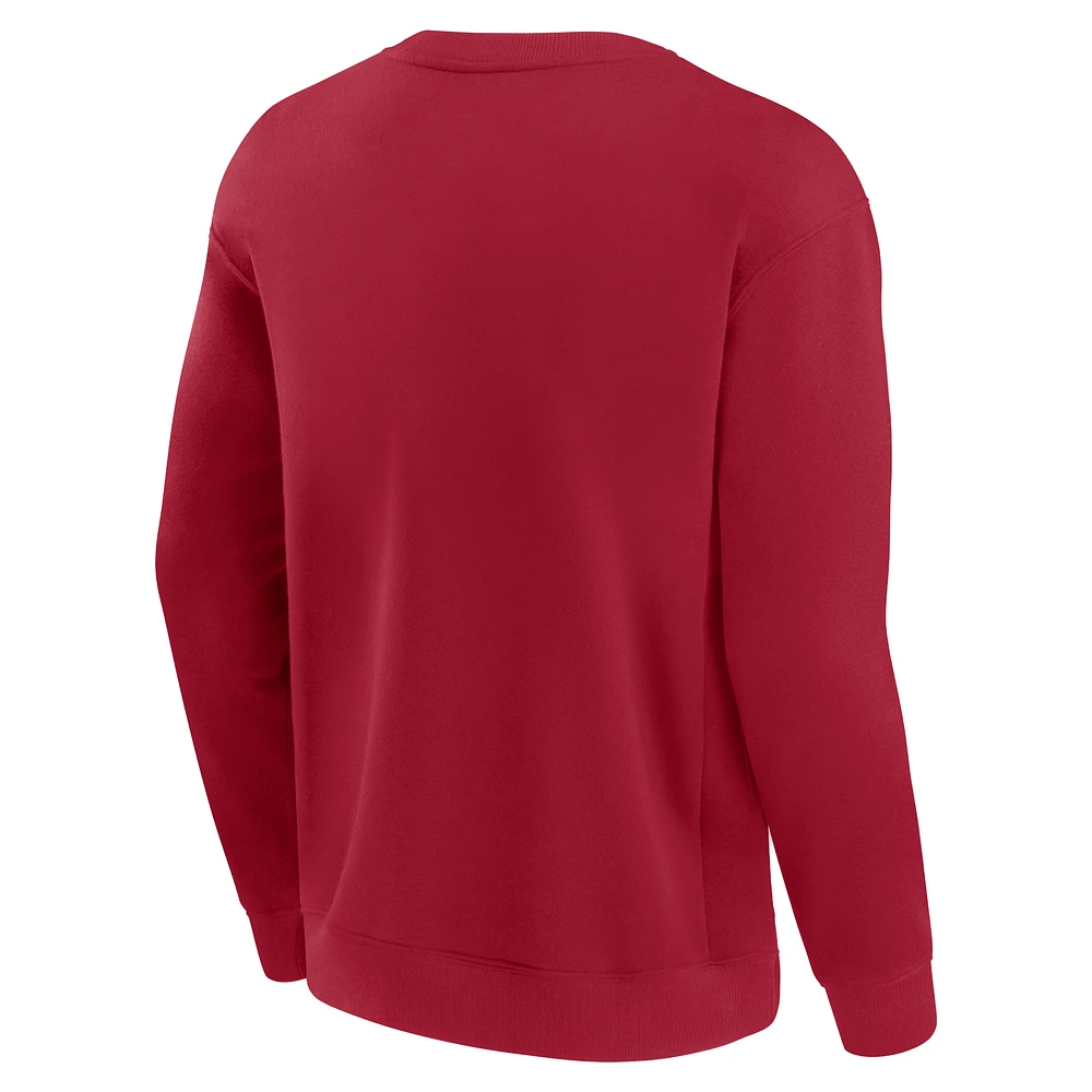 Men's Fanatics Crimson Oklahoma Sooners Unlimited Pullover Sweatshirt