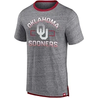 Men's Fanatics Heathered Gray Oklahoma Sooners Personal Record T-Shirt