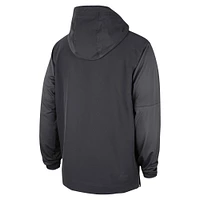 Men's Jordan Brand Anthracite Oklahoma Sooners Player Half-Zip Jacket