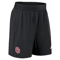 Men's Jordan Brand Black Oklahoma Sooners 2024 Sideline Performance Shorts