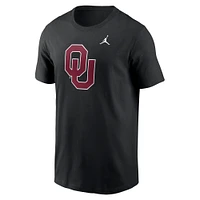 Men's Jordan Brand Black Oklahoma Sooners Primetime Evergreen Logo T-Shirt