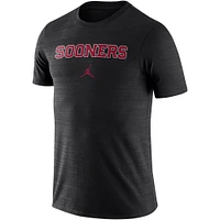 Men's Jordan Brand Black Oklahoma Sooners Velocity Performance T-Shirt