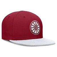 Men's Jordan Brand Crimson/White Oklahoma Sooners Two-Tone Primetime Performance Fitted Hat