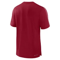 Men's Jordan Brand Crimson Oklahoma Sooners 2024 Sideline Player Performance Tri-Blend T-Shirt