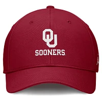 Men's Jordan Brand Crimson Oklahoma Sooners Campus Club Adjustable Hat