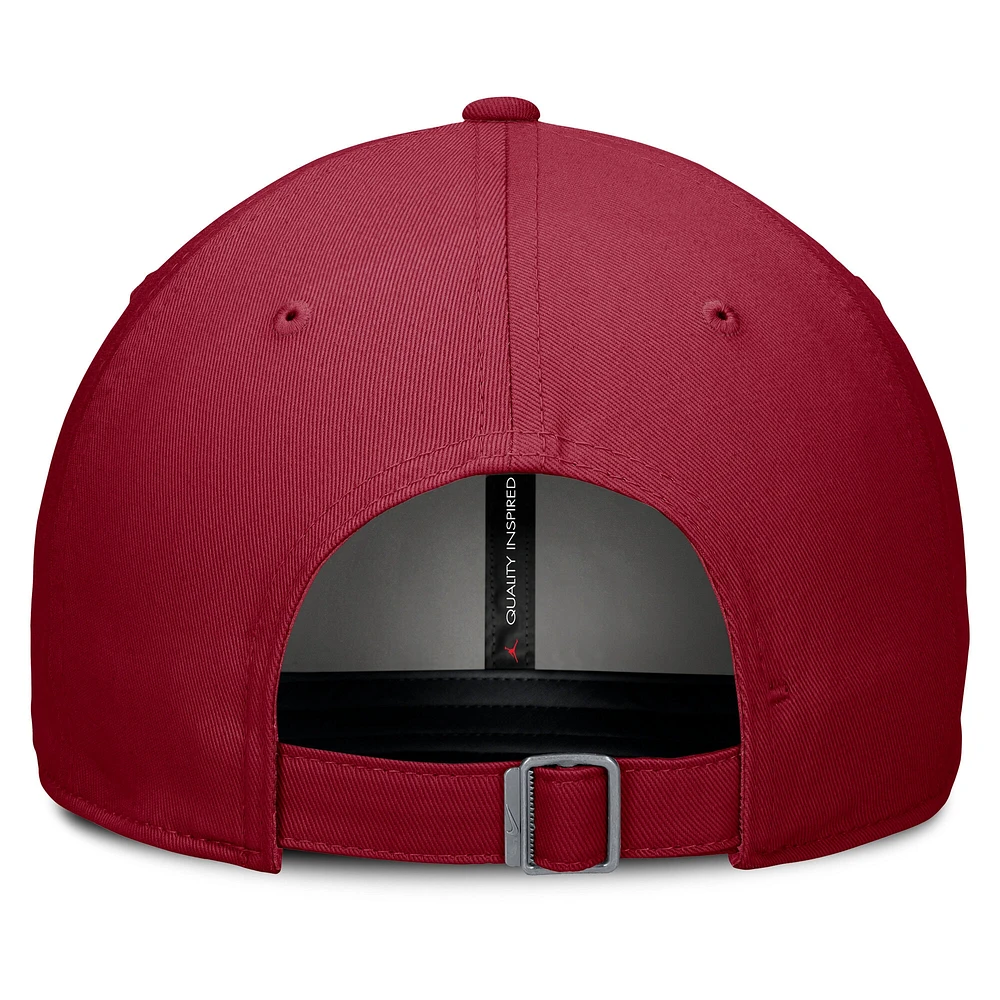 Men's Jordan Brand Crimson Oklahoma Sooners Campus Club Adjustable Hat