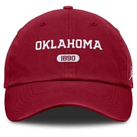 Men's Jordan Brand Crimson Oklahoma Sooners Club Adjustable Hat