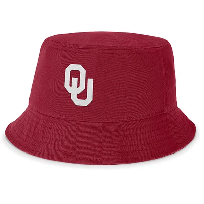 Chapeau bob Jordan Brand Crimson Oklahoma Sooners Local Apex pour hommes