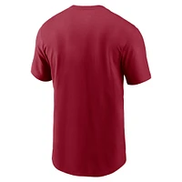 Men's Jordan Brand Crimson Oklahoma Sooners Primetime Alternate Logo T-Shirt