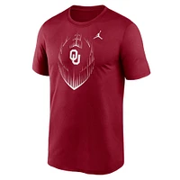 Men's Jordan Brand Crimson Oklahoma Sooners Primetime Legend Icon Performance T-Shirt