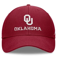 Men's Jordan Brand Crimson Oklahoma Sooners Primetime Rise Adjustable Hat