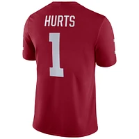 Men's Jordan Brand Jalen Hurts Crimson Oklahoma Sooners Player Game Jersey