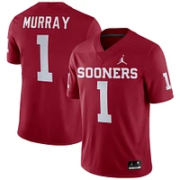 Men's Jordan Brand Kyler Murray Crimson Oklahoma Sooners Player Game Jersey