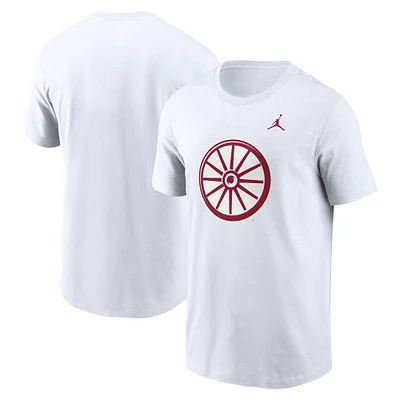 Men's Jordan Brand White Oklahoma Sooners Primetime Alternate Logo T-Shirt