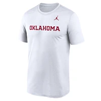 Men's Jordan Brand White Oklahoma Sooners Primetime Legend Wordmark T-Shirt