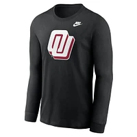 Men's Nike Black Oklahoma Sooners Alternate Logo Long Sleeve T-Shirt