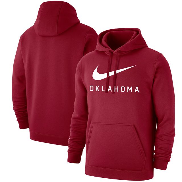 Sweat à capuche Nike Crimson Oklahoma Sooners Big Swoosh Club pour homme