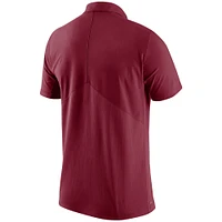 Men's Nike Crimson Oklahoma Sooners Coaches Performance Polo