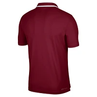 Polo Performance Oklahoma Sooners Wordmark pour Homme Nike Cramoisi