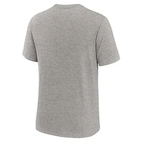 T-shirt Nike Heather Grey Oklahoma Sooners Legacy Local Tri-Blend pour homme
