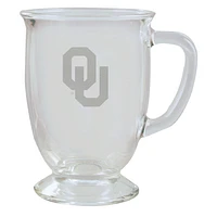 Oklahoma Sooners 16oz. Etched Cafe Mug